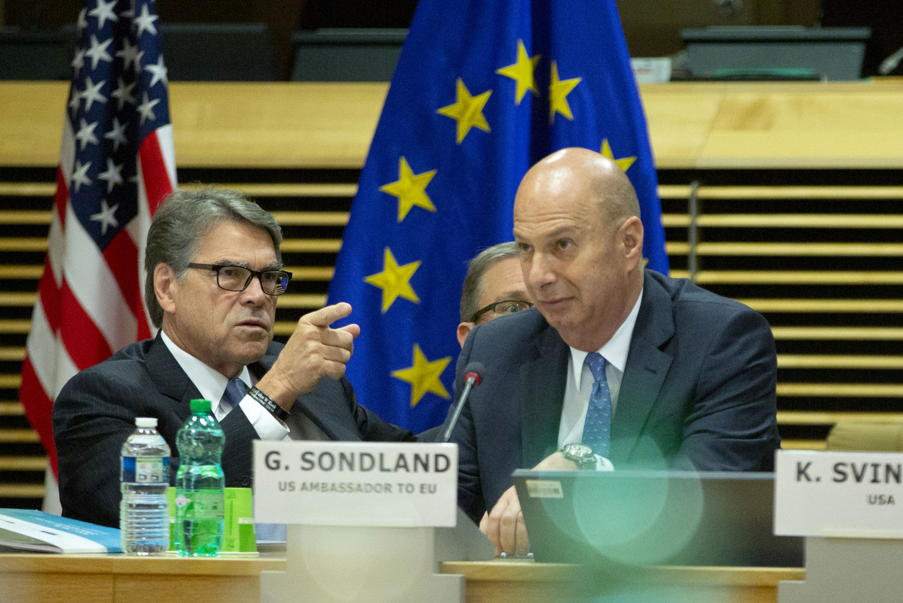 Rick Perry and Gordon Sondland